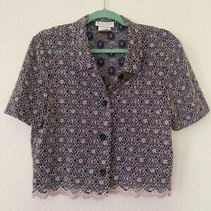 Vintage Lace Daisy Top
